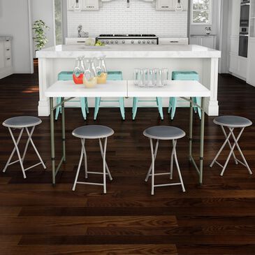 Timberlake Folding Barstool in Gray (Set of 4), , large
