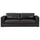 Ashley Amiata Stationary Sofa and Loveseat Set in Onyx, , large