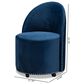 Baxton Studio Bethel Accent Chair in Navy Blue, , large