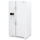 Whirlpool 21.4 Cu. Ft. 33" Wide Side-by-Side Refrigerator in White, , large