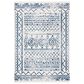 Safavieh Tulum Traditional 5"3" x 7"6" Ivory and Navy Area Rug, , large