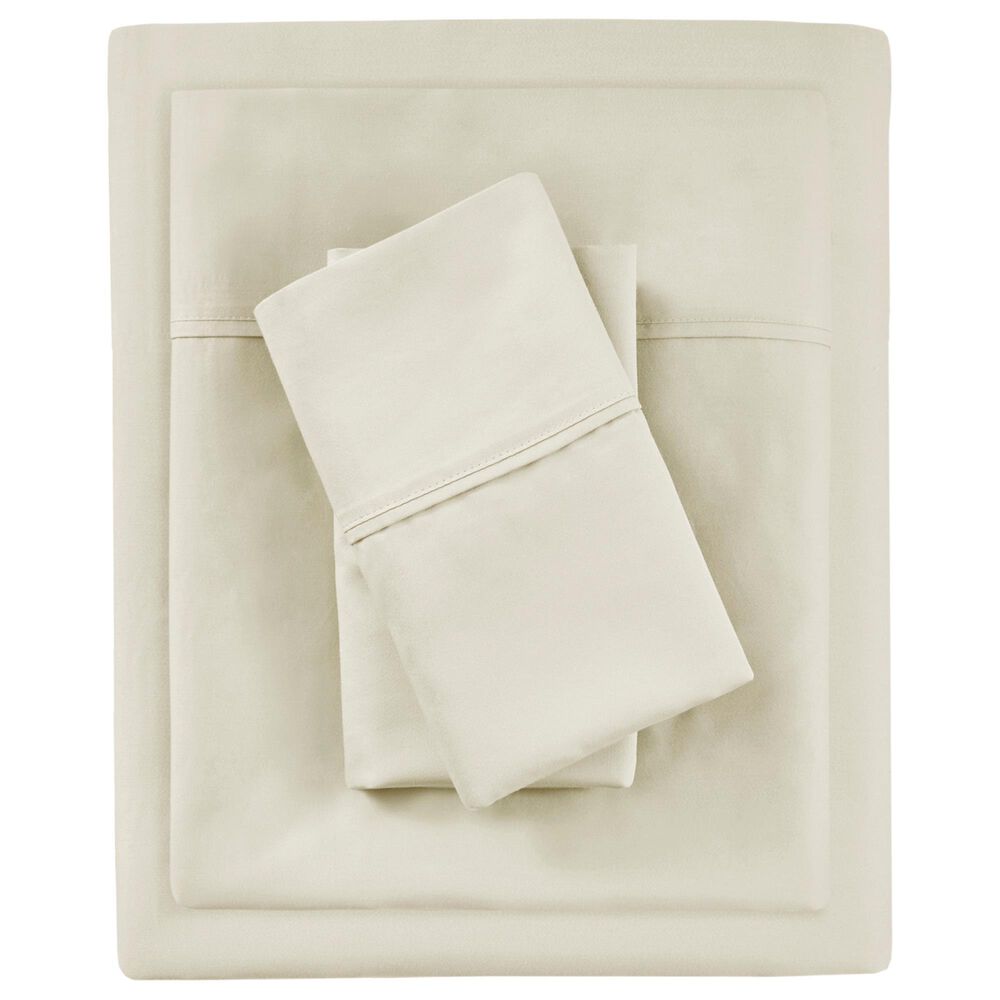 Beautyrest 1000 Thread Count 4-Piece Queen Sheet Set in Ivory, , large