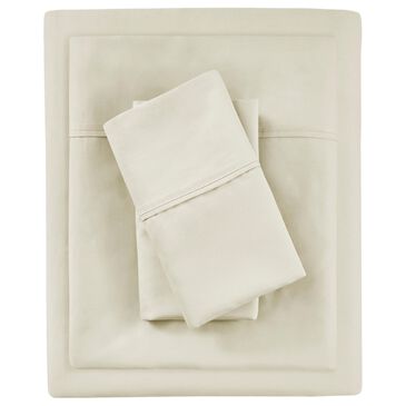 Beautyrest 1000 Thread Count 4-Piece Queen Sheet Set in Ivory, , large