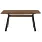 Blue River Laredo and Polly 5-Piece Dining Set in Walnut and Black, , large