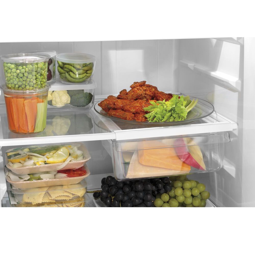 GE Appliances 19.2 Cu. Ft. Top Freezer Refrigerator Energy Star with Reversible Door in White, , large