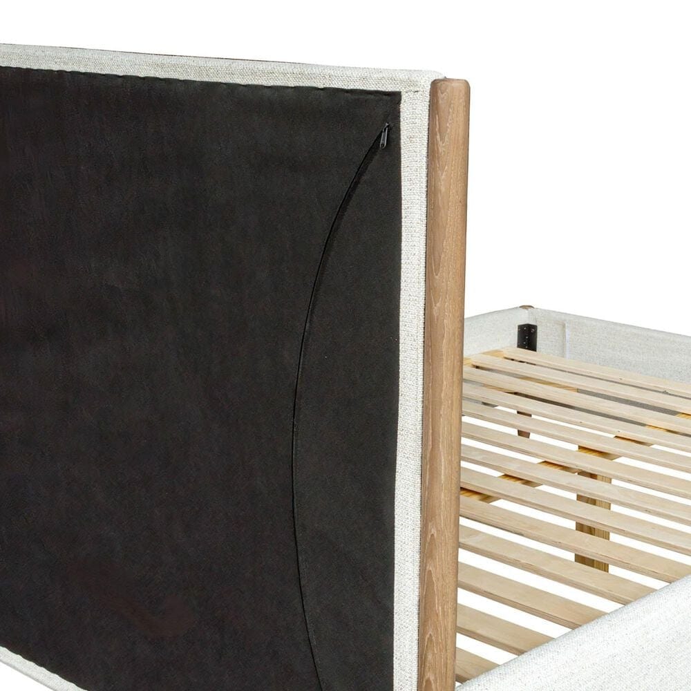 37B Kamelia Queen Platform Bed in Sand, , large