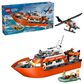 LEGO City Coast Guard Rescue Boat and Helicopter Building Set, , large