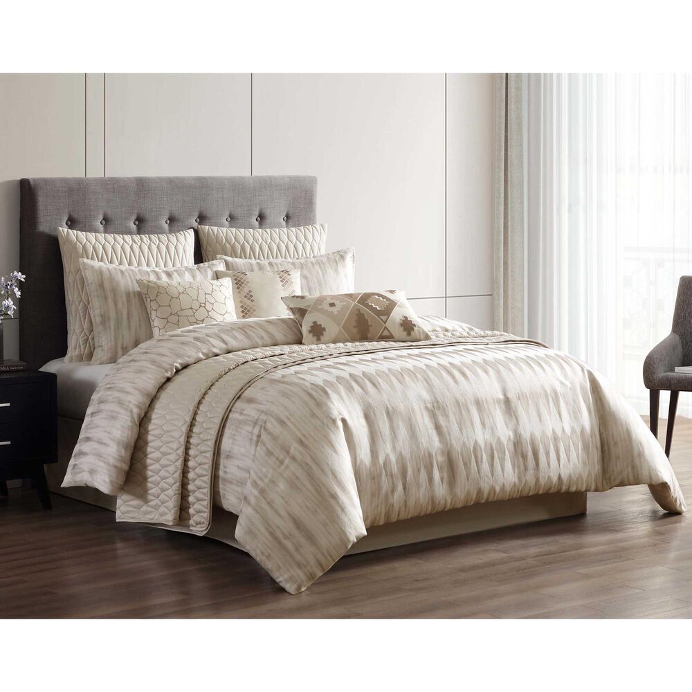 Hallmart Collectibles Morris 10-Piece King Comforter Set in Gold, , large