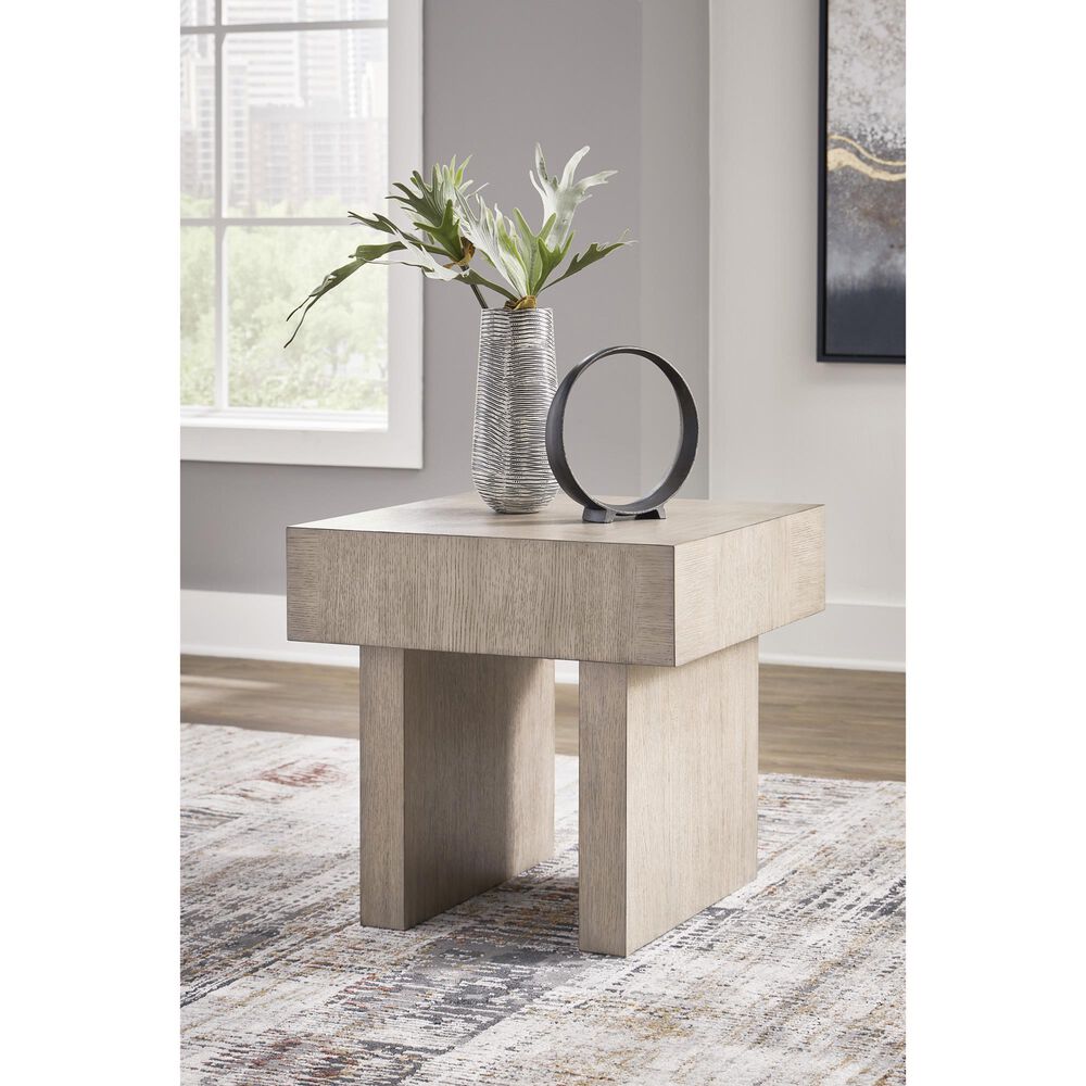 Ashley Jorlaina End Table in Light Grayish Brown, , large