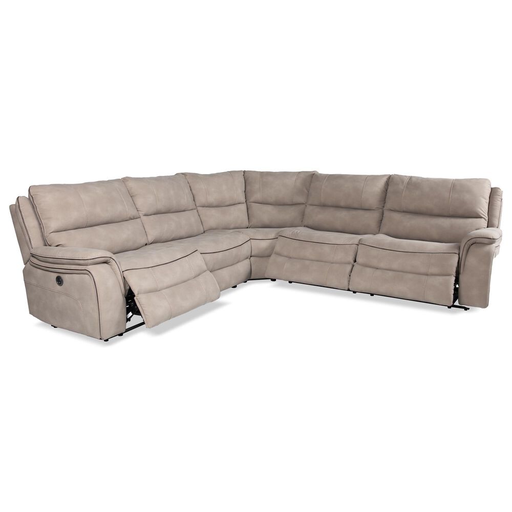 Oxford Furniture 6-Piece Reclining Sectional in Buffy Slade, , large