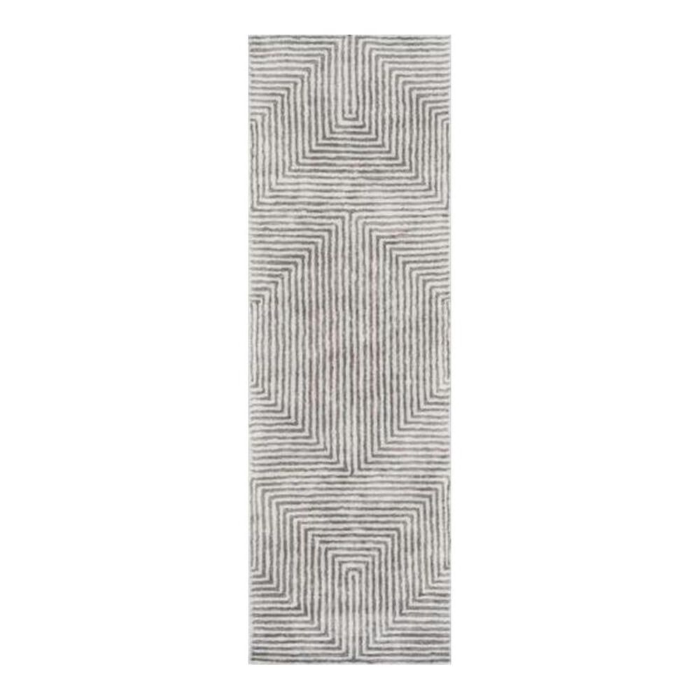 Surya Quartz QTZ-5000 2"6" x 8" Gray/Charcoal Runner, , large