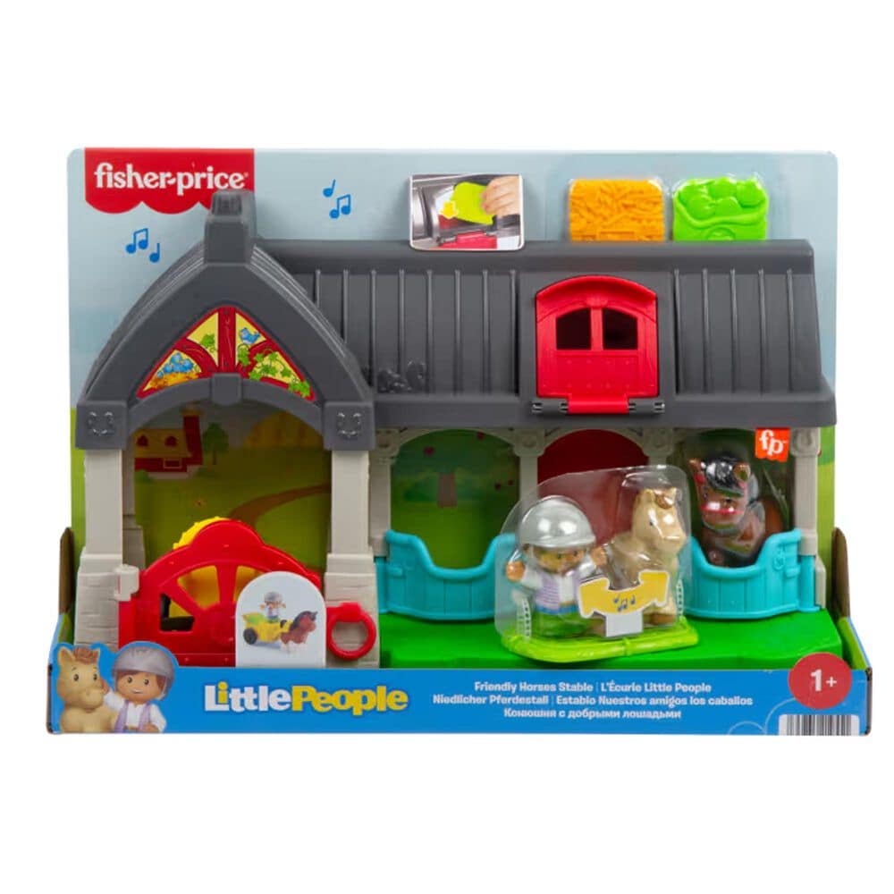 Fisher Price Little People Stable Playset, , large