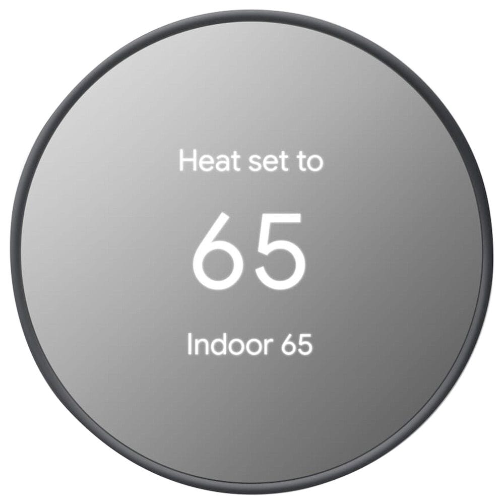 Google Nest Thermostat - Smart Programmable Wi-Fi Thermostat - Charcoal, , large