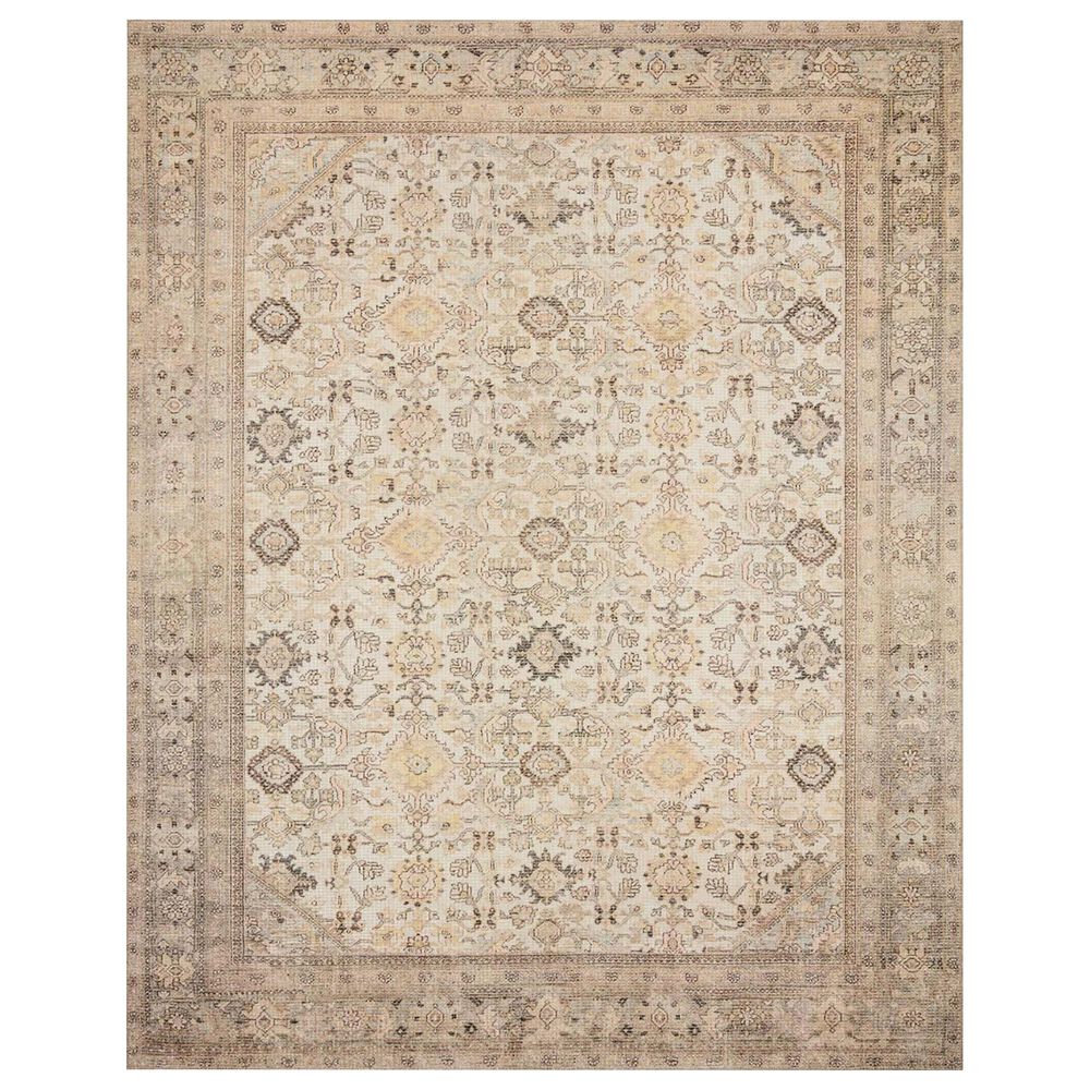 Magnolia Home Deven DEV-06 5' x 7'6" Cream and Latte Area Rug, , large