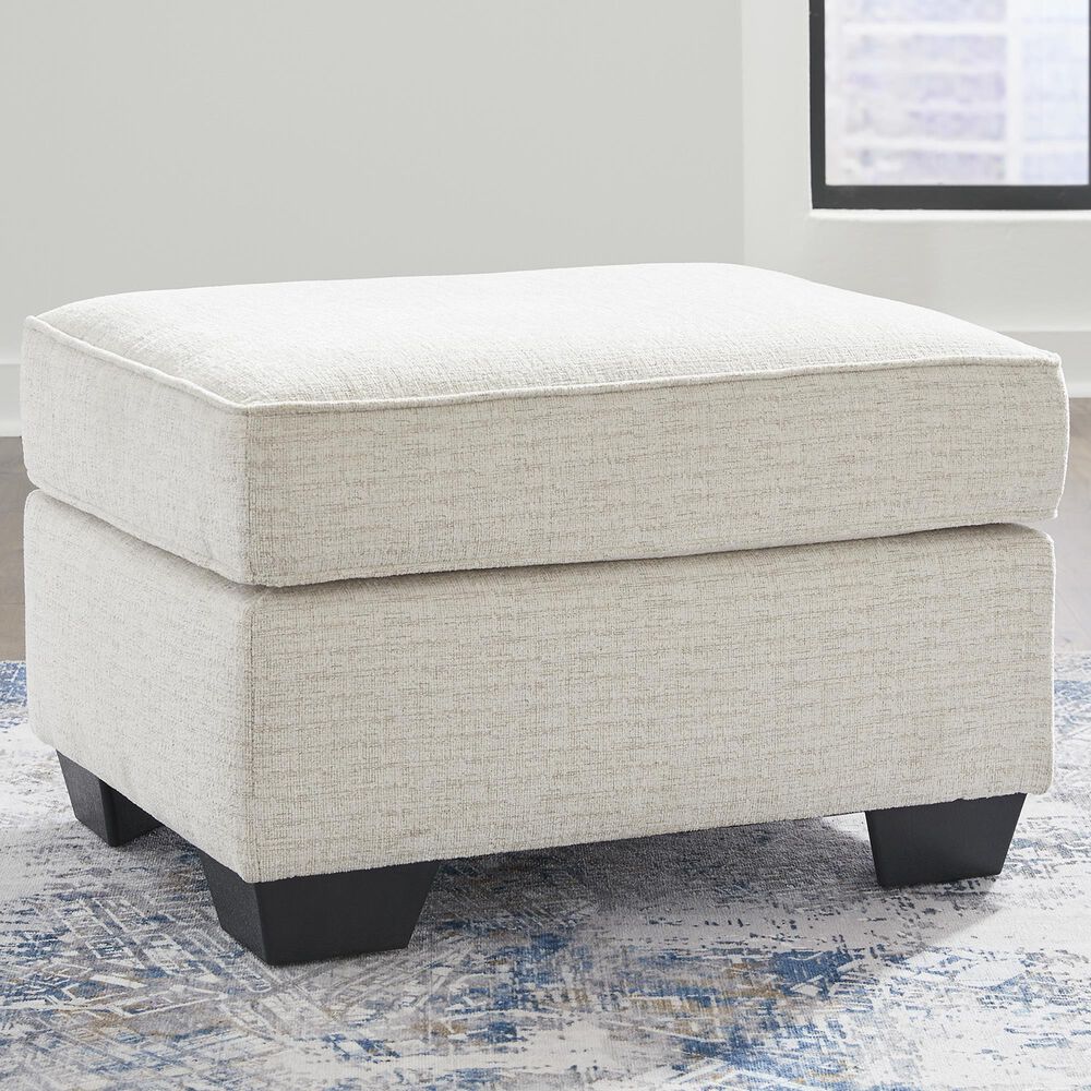 Ashley Cashton Ottoman in Snow, , large