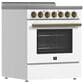 Forno Paolo 30" Freestanding Electric Range in White, , large