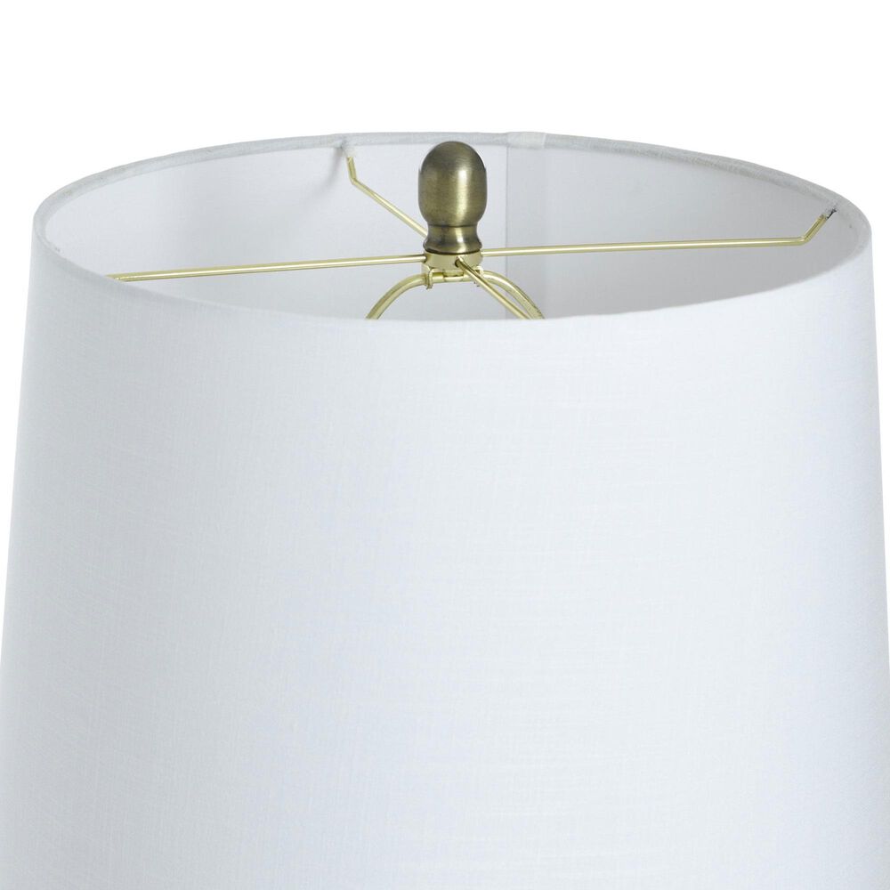 Flair Industries 31.5&quot; Reactive Glaze Table Lamp in Speckled Brown, , large