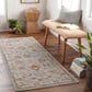 Surya Reina REN-2307 Light Gray, Cream, Denim, Rust, Mustard and Olive 2"7" x 10" Runner, , large
