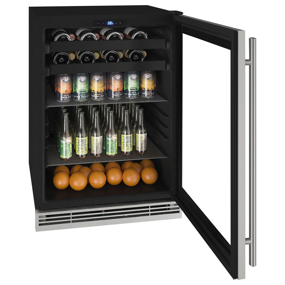 U-Line 5.5 Cu. Ft. Undercount Beverage Center in Stainless Steel, , large