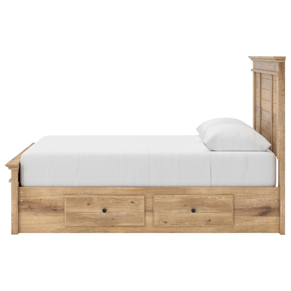 Ashley Makidern 2-Piece Queen Storage Bedroom Set with Six Drawers in Natural Brown, , large