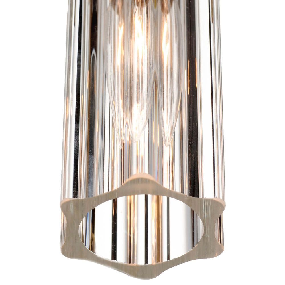 Maxim Lighting Flambeau 1-Light Mini Pendant in Black and Antique Brass, , large