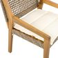 Hearth and Haven Outdoor Dining Chair in Cream (Set of 4), , large