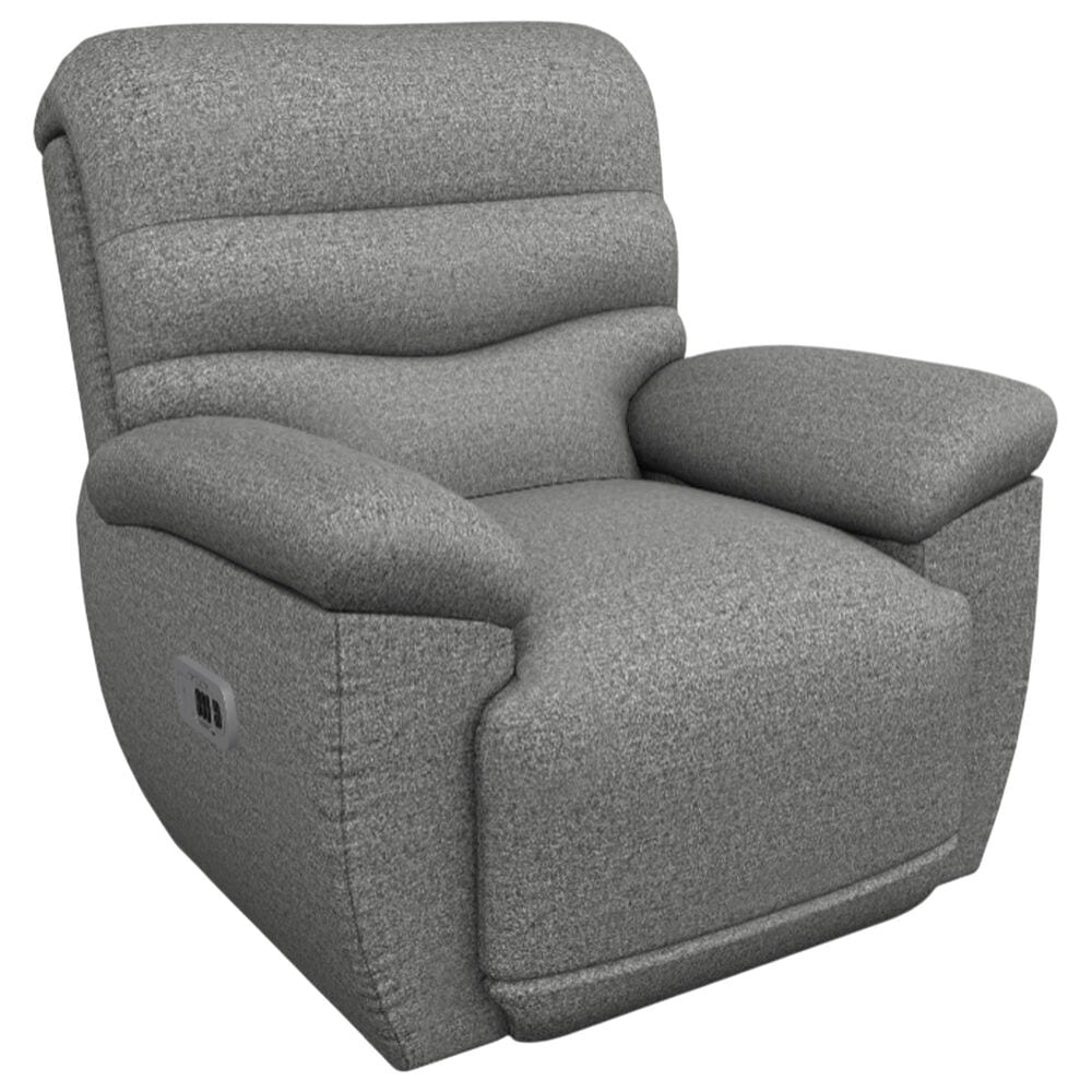 La-Z-Boy Joshua Power Rocking Recliner with Headrest in Granite, , large