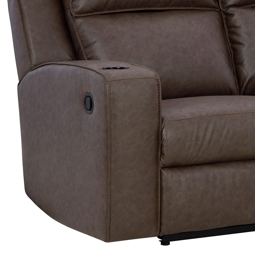 Ashley Lavenhorne 2-Piece Manual Reclining Living Room Set in Umber, , large