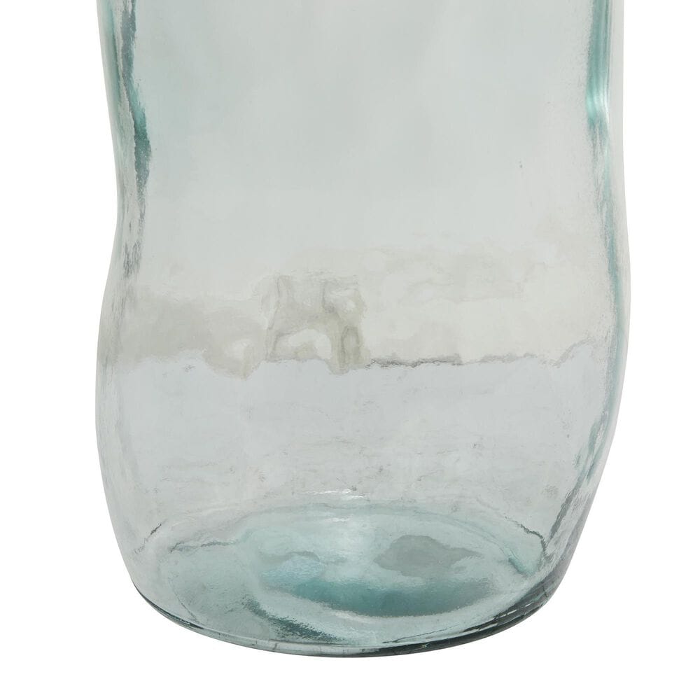 Maple and Jade Spanish Bottle Neck Abstract Decorative Vase in Tinted Light Blue, , large