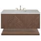 James Martin Vanities Marcello 48" Single Bathroom Vanity in Chestnut with 3 cm Eternal Jasmine Pearl Quartz Top and Rectangular Sink, , large