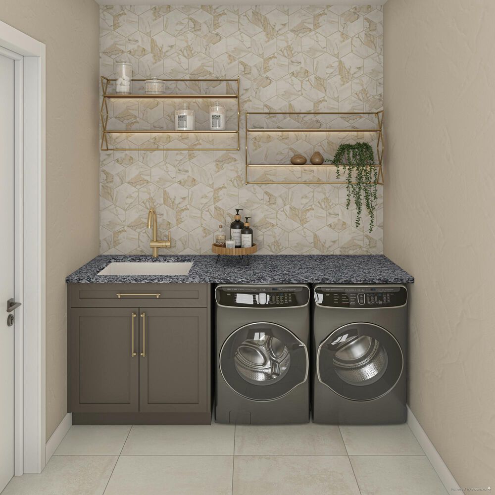 NFM Custom Countertops White Sparkle 3cm Granite Countertop, , large
