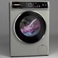 Bosch 800 Series 2.4 Cu. Ft. Front Load Compact Washer in Pearl Steel, , large