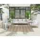 Nourison Positano Geometric Jute 5" x 7" Indoor/Outdoor Area Rug, , large