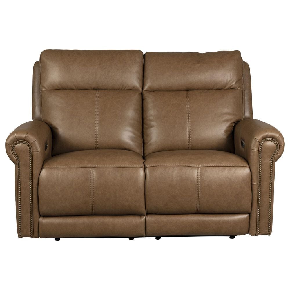 Flexsteel Alexander Power Reclining Loveseat Headrest and Lumbar in Tawny, , large