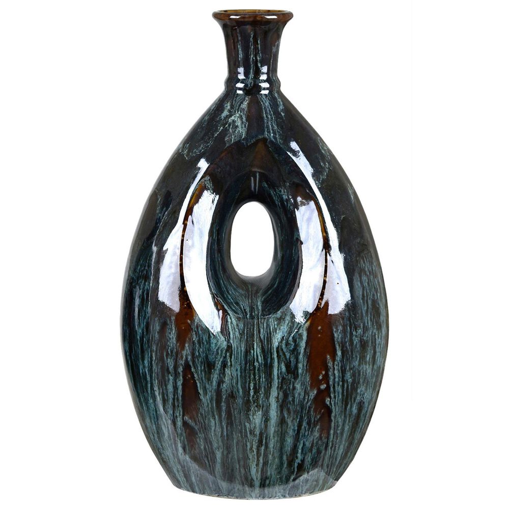 Slatehouse Gatesborough Large Vase in Green, , large