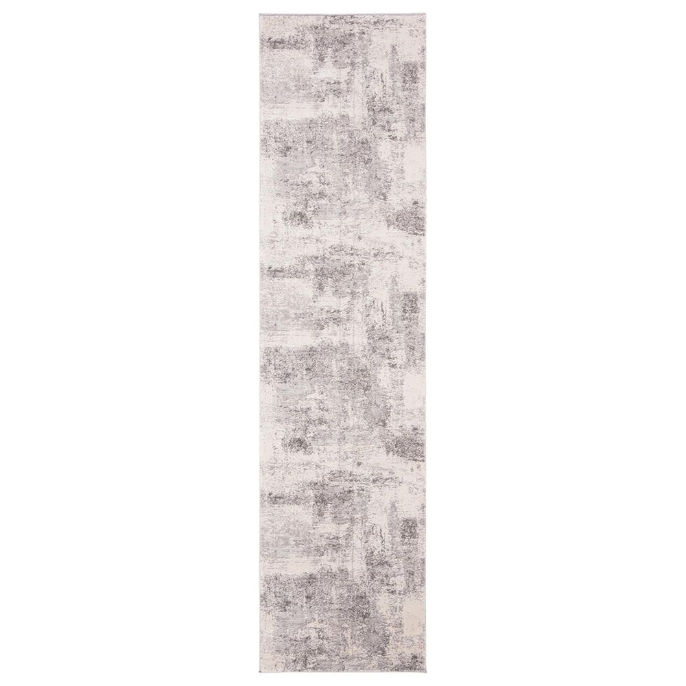 Safavieh Invista INV454 2" x 8" Grey and Ivory Runner, , large