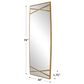 Uttermost Gentry Mirror in Antique Gold, , large