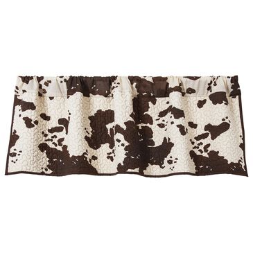 HiEnd Accents Elsa 18" x 56" Valance in Chocolate, , large