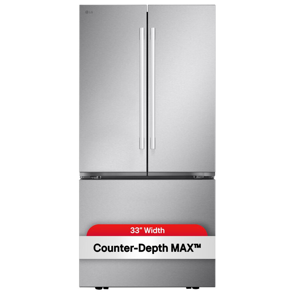 LG 21 Cu. Ft. French Door Refrigerator in PrintProof Stainless Steel, , large