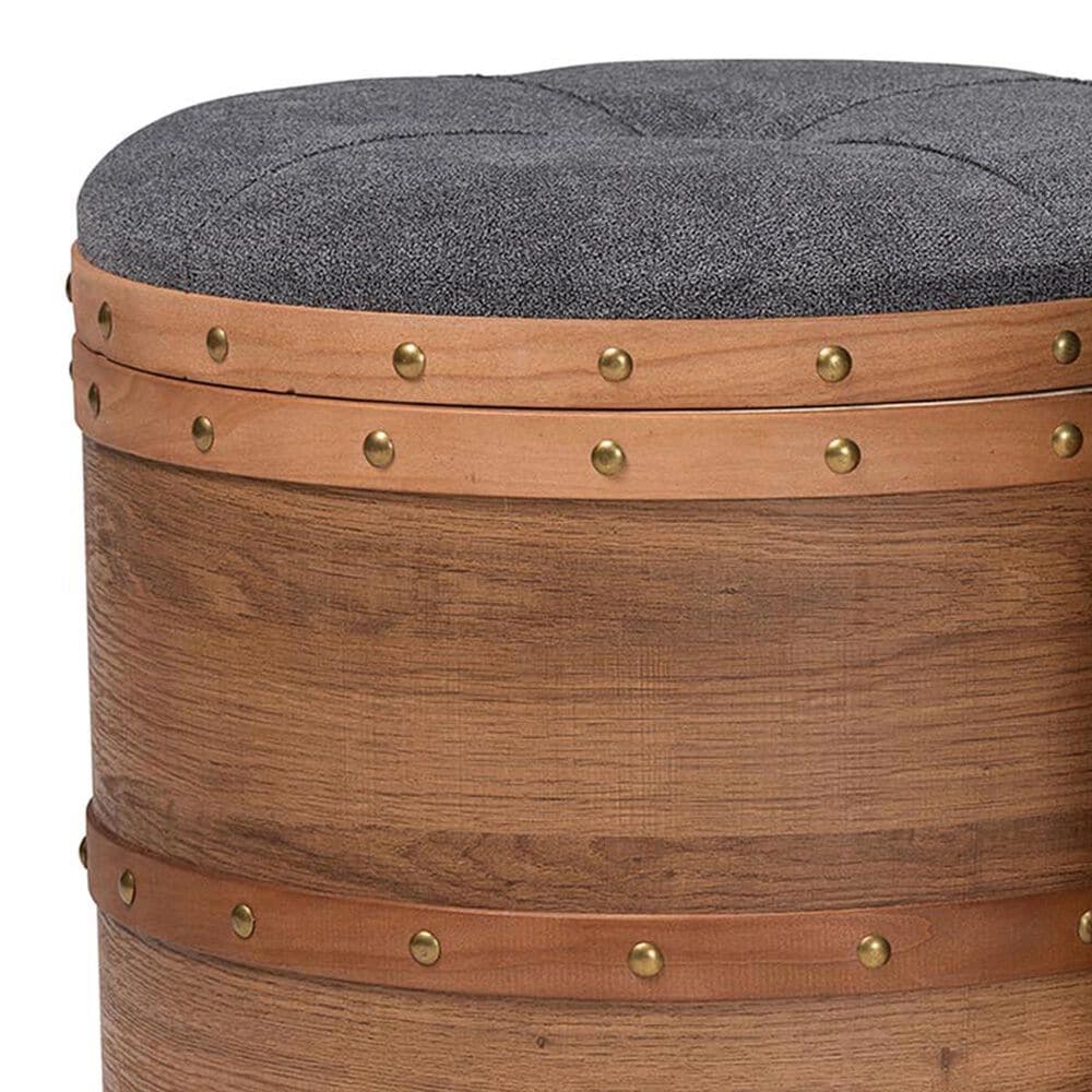 Baxton Studio Caleb 2-Piece Storage Ottoman Set in Grey, , large