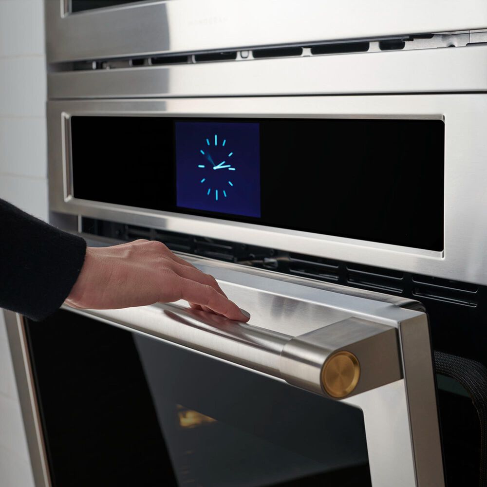 Monogram Statement 30" French Door Electric Double Wall Oven in Stainless Steel, , large