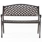 Hearth and Haven Spencer Patio Cast Bench in Copper, , large