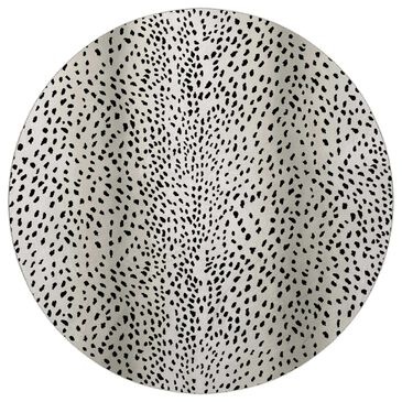 Dalyn Rug Company Akina AK3 8" Round Ivory Area Rug, , large