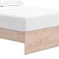 Ashley Arloster Full Upholstered Panel Bed in Tan/White, , large