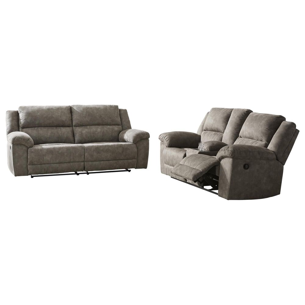 Ashley Laresview Manual Reclining Sofa in Fossil, , large