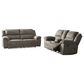 Ashley Laresview Manual Reclining Sofa in Fossil, , large