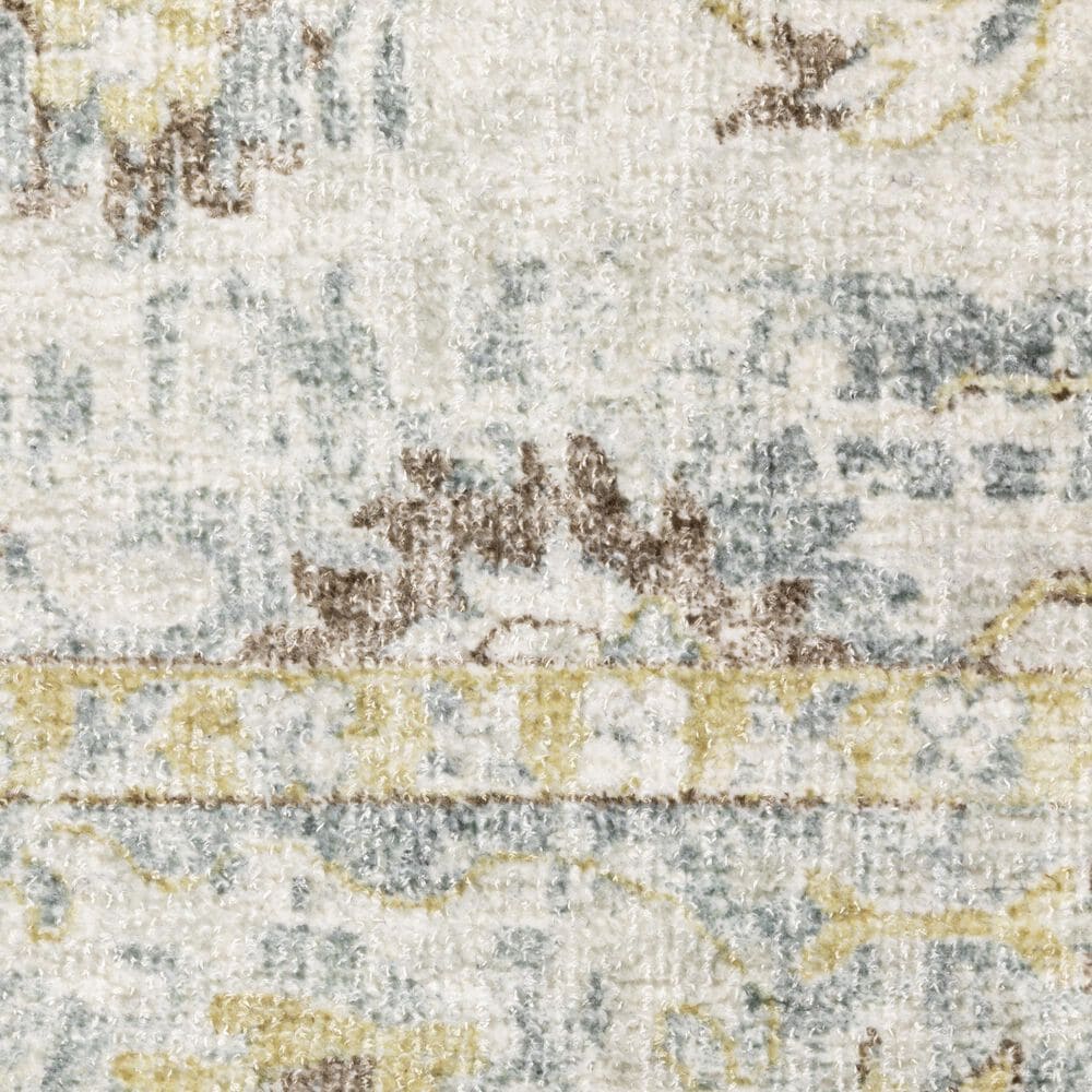 Oriental Weavers Windham WIN06 Ivory and Blue 9&#39; x 12&#39; Area Rug, , large