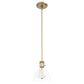 Hunter Van Nuys 1-Light Mini Pendant in Alturas Gold, , large