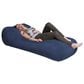 Jaxx Arlo Chaise Lounge Bean Bag Chair in Navy Blue, , large