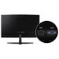 Samsung 24" S3 (S36GD) FHD IPS 100Hz Curved Monitor in Black, , large
